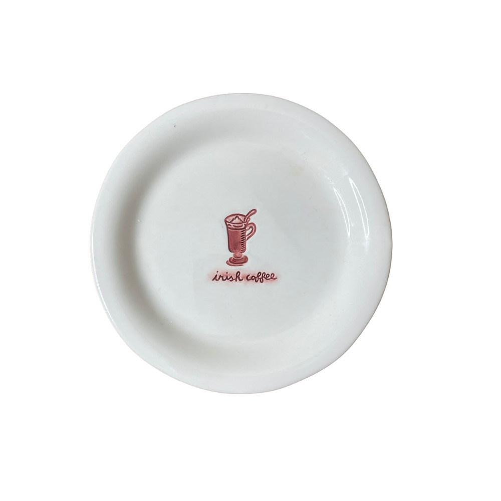 Williams-Sonoma Holiday‎ Beverage Irish Coffee Plate Saucer 6.5" Dishwasher Safe
